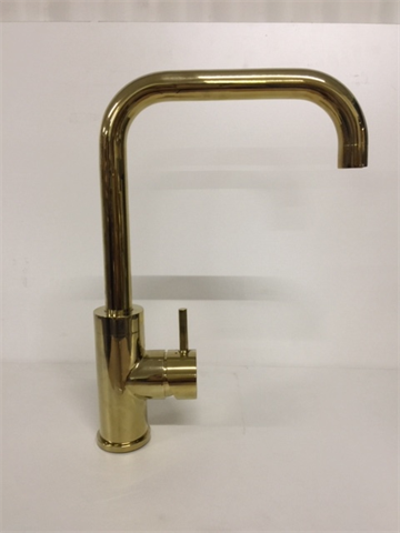 Vivaldi køkkenbatteri i messing med U-tud